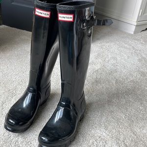 Original hunter tall rain boots